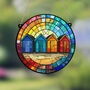 Seaside Nature Stained Glass Effect Suncatcher, thumbnail 2 of 12
