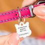 Personalised Cat Face Heart Cat ID Tag, thumbnail 2 of 12