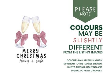 Personalised Christmas Card For Son And Girlfriend, 8 of 8