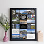Personalised Photo Collage Print For Travel, thumbnail 8 of 10
