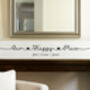 Personalised Wooden Plaque Family Sign Our Happy Place, thumbnail 2 of 10