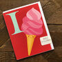 Mini I For Ice Cream Card, thumbnail 1 of 5