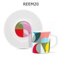 Coloured On Trend Porcelain Espresso Cup And Saucer, thumbnail 4 of 9