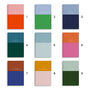 Hardback Notebook Personalised Name Colour Block Design, thumbnail 7 of 7