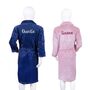 Personalised Children's Fleece Dressing Gown, thumbnail 5 of 9