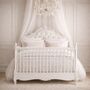 Ophelia Cot Bed Three In One White Fabric, thumbnail 3 of 3