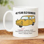40 Year Old Banger Personalised Mug, thumbnail 1 of 3
