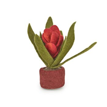 Handmade Felt Juna Tropical House Plant, 2 of 3