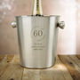 Personalised Date Stainless Steel Ice Bucket, thumbnail 4 of 6