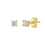 Fine 3mm Stud Earrings 14ct Solid Gold, thumbnail 2 of 4