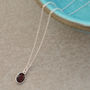 Garnet And Silver Necklace, thumbnail 3 of 4