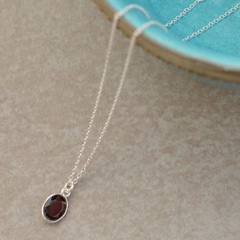 Garnet And Silver Necklace, 3 of 4