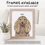 Personalised Airedale Terrier Memorial Print For Dog Loss, thumbnail 6 of 10