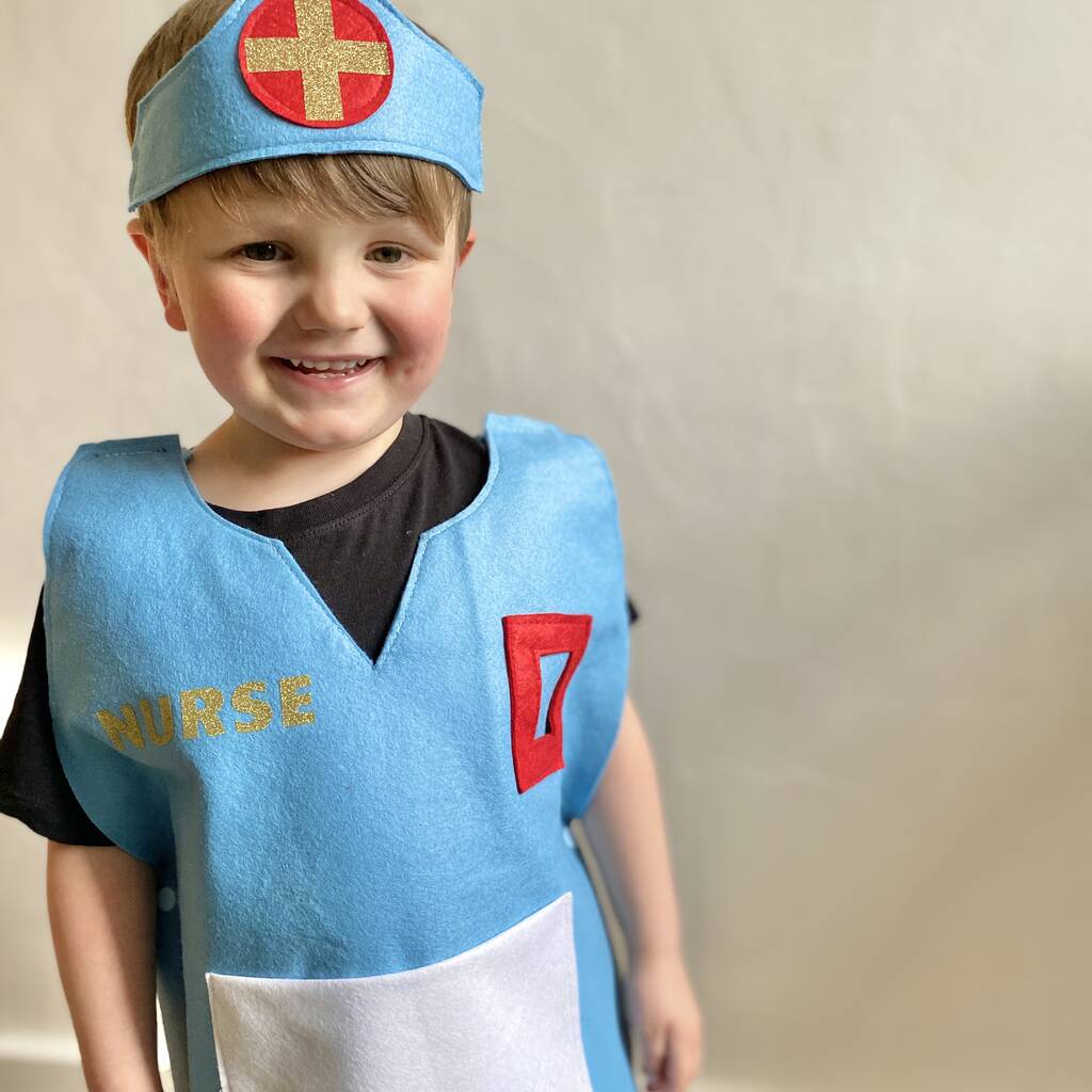 Personalised Role Play Nurse Costume By Robin's Bobbins
