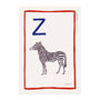 'Z'' For Zebra Limited Edition Print, thumbnail 4 of 5