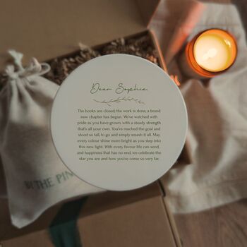 Personalised Graduation Candle Gift, 2 of 7