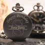 Engraved Pocket Watch With Personalised Monogram, thumbnail 1 of 7