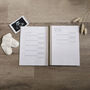 52 Weeks Of Me And You Luxury Linen Pregnancy Journal, thumbnail 11 of 11