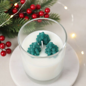 Unscented Christmas Tree Candle Traditional Christmas, 4 of 6