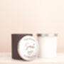Birthday Soy Wax Day Candle With Personalised Metal Lid, thumbnail 2 of 5