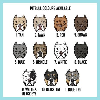 Personalised Pitbull Mouse Mat, 4 of 5