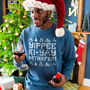 Yippee Ki Yay Men's Christmas Jumper Sweatshirt, thumbnail 1 of 9