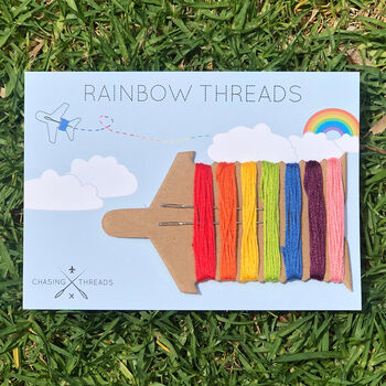 Rainbow Embroidery Thread Set, 5 of 6