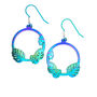 Hypoallergenic Colourful Leaf Earrings, thumbnail 1 of 3