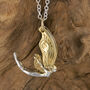 Fairy Necklace In Sterling Silver And 18 Carat Gold, thumbnail 1 of 2