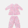 Girls Pink Unicorn / Magical Pony Cotton Pyjama Set, thumbnail 6 of 8