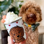 Personalised Heart Pup Cup Birthday Gift For Dog, thumbnail 1 of 12