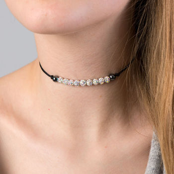 Mini Crystal Bracelet Choker And Necklace, 2 of 7