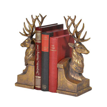 Pair Of Stags Bookends, 4 of 4