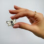 Festive Bee Thank You Teacher Pin Badge, thumbnail 2 of 6