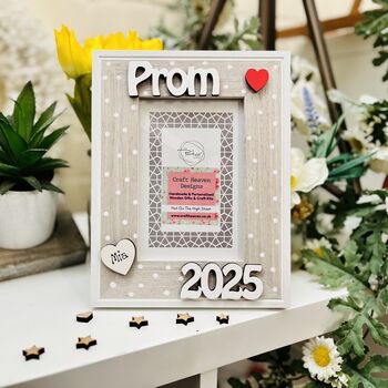 Personalised Prom Gift Photo Frame School 2025, 4 of 8