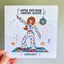 Dancing Queen Personalised Birthday Card, thumbnail 2 of 5