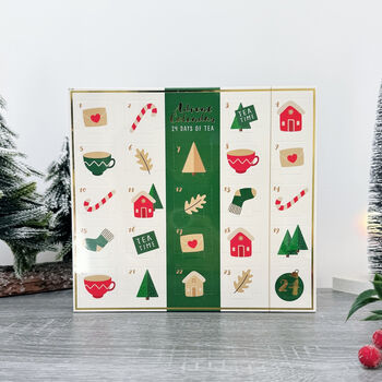 Tea Advent Calendar With 24 Flavoured Tea Bags, 5 of 8