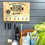 Personalised Outdoor Kitchen Sign With Hooks, thumbnail 2 of 9