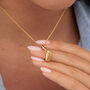 18ct Gold Takeaway Coffee Cup Charm Necklace, thumbnail 1 of 5
