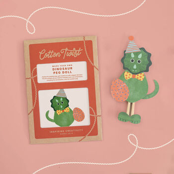 Personalised Big Brother Dinosaur Craft And Treats Gift Set, 5 of 12