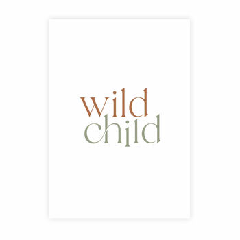 'Wild Child' Art Print, 2 of 2