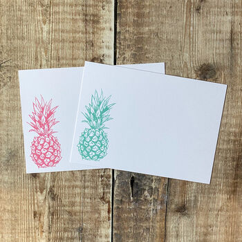 Personalised Pineapple Notecards, 2 of 4
