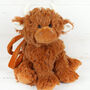 Scottish Highland Brown Cow Childs Bag Gift Boxed, thumbnail 1 of 5