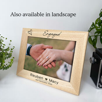 Personalised Engagement Photo Frame, 3 of 4