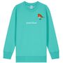 Childrens Unisex Organic Cotton Embroidered Robin Christmas Jumper, thumbnail 7 of 12
