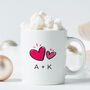 Personalised Valentine’s Day Mug With Initials, thumbnail 1 of 8