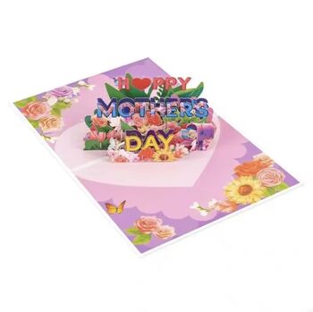 3D Pop Up Floral Mothers Day Card, 7 of 7