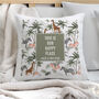 Personalised Jungle Cushion New Home Couple Gift, thumbnail 1 of 4