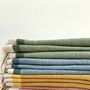 Colourful Hand Loomed Cotton Towels, thumbnail 2 of 9