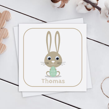 Personalised New Baby Bunny Card, 4 of 5